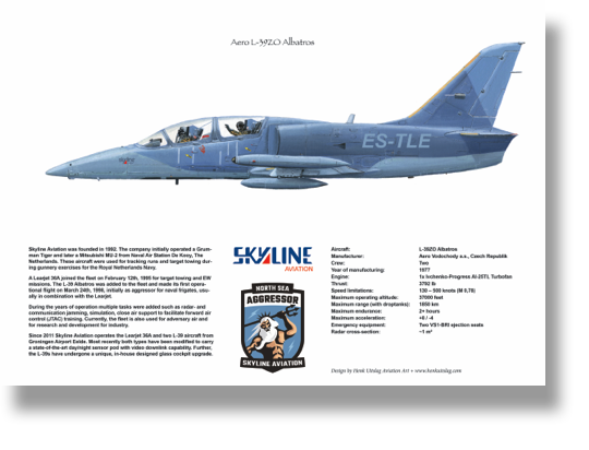 Commissioned work
Aero L-39ZO/E
Albatros old version
SkyLine Aviation Commissioned work
Aero L-39ZO/E
Albatros old version
SkyLine Aviation